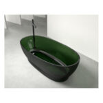 Tina Isla Resina transparente Verde Musgo 170x80x58 cms ARB1005 - Imagen 2