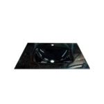 Lavamanos Cubierta Vidrio Templado Black 80x46 Cm