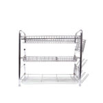 Secaplatos 3 niveles Cromo XL Simple Cook - Imagen 3