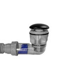 Desagüe universal con tubo sifón flexible para vanitorio Domsa WY30-Negro - Imagen 5