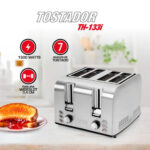 Tostador 4 rebanadas Acero Inox TH-133i - Imagen 5