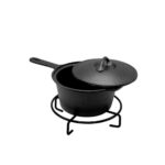 Juego Batería Cocina Olla-sarten-plancha + Acc Fierro Fundido La Creole - Imagen 5
