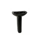 Sala Baño Negro 3 piezas Wc 30cm Lavamanos Pedestal - Imagen 4