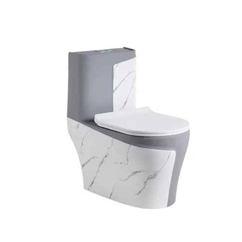 Wc-one-piece-Gris-Blanco-Marmol--1 Wc one piece Gris-Blanco Mármol DEC-HAUS 2057T Descarga Piso 30 cms - Imagen 1