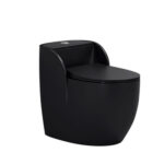 Wc one piece Pouf Black Dechaus Descarga 30 cms DEC2064B