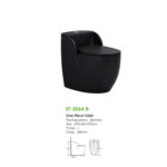 Wc one piece Pouf Black Dechaus Descarga 30 cms DEC2064B - Imagen 2