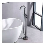 Grifería-llave Pedestal Dechaus Para Tina Isla Negro-matte - Imagen 4
