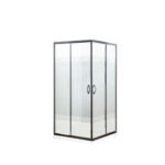 Mampara Shower Door 70x70x194 Cms Vidrio Line/black
