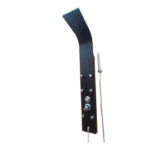 Columna de Ducha Negro-Matte 6 Jets metalica Dechaus 7804 140x20x7 - Imagen 3