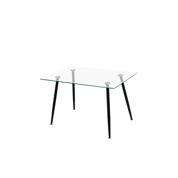 Comedor 4 sillas Cleto gris/negro M+Design - Imagen 2