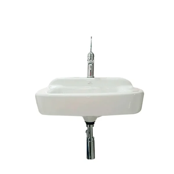 Lavamanos Movilidad reducida 48x44 colgante + Kit instalación Briggs - Imagen 4