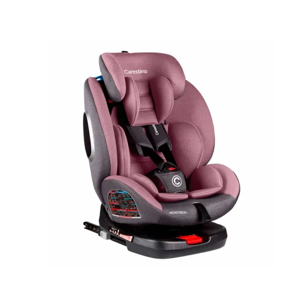 Silla Para Auto MONTREAL GRUPO 0/I/II/III ISOFIX ROJO MORA - Imagen 2