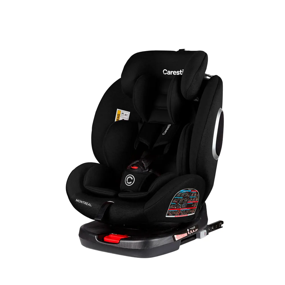 Silla-Para-Auto-MONTREAL-GRUPO--negro-1 Silla Para Auto MONTREAL GRUPO 0/I/II/III ISOFIX ROJO NEGRO - Imagen 1