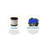 Aspiradora Industrial Polvo-agua 70 Lts Filtro Hepa Luster - Imagen 2