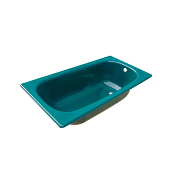 Tina de acero esmaltada Verde 120x70 cm - Imagen 3
