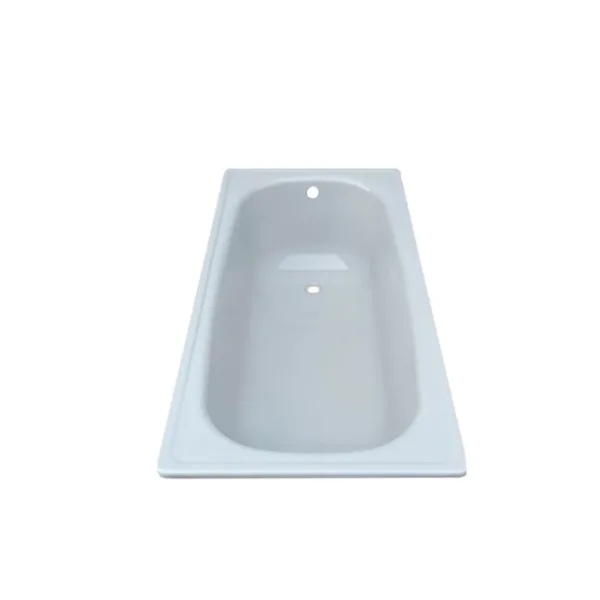Tina de acero esmaltada Gris 150x70 cm - Imagen 2