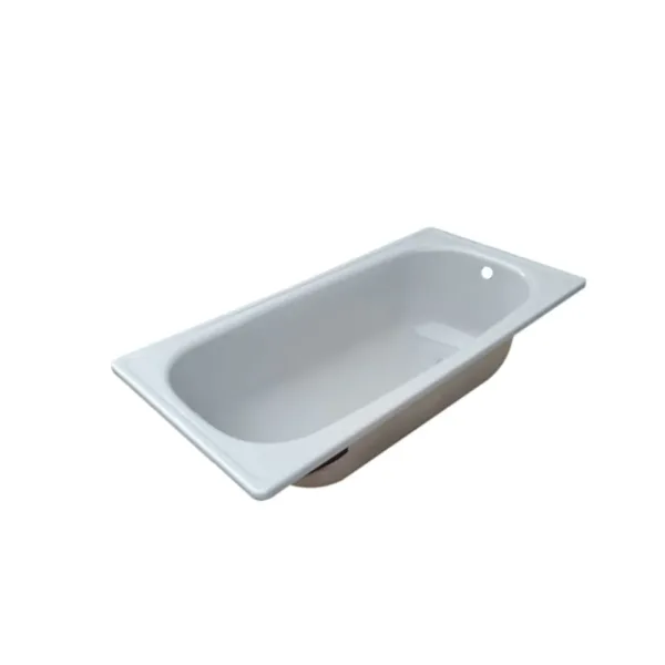 Tina de acero esmaltada Gris 150x70 cm - Imagen 3