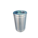 Basurero Acero Inoxidable 30 Litros 50x30 Cm