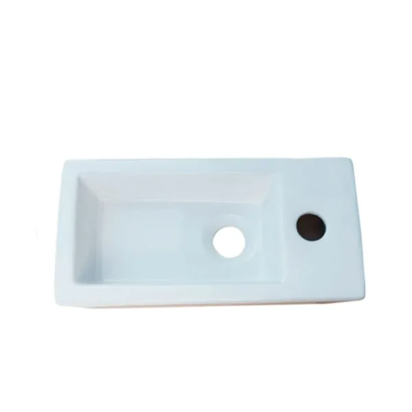 Lavamanos Rectangular Wall-Hung 37x19x19 cm - Imagen 4