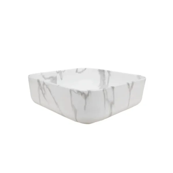 Lavamanos Sobreponer Dechaus Carrara 39x39x14 cms ACB8342 - Imagen 2
