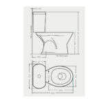 Wc Kinder Dual Flush descarga 20 cm Fanaloza - Imagen 2