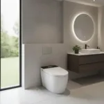 Wc inodoro Inteligente Descarga muro - con control remoto - Imagen 2