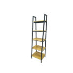 Estante Librero Organizar Escalonado De 5 Repisas 170x50 Cms Marrón