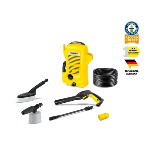 Hidrolavadora K2 Universal Edition Car 110 Bar con cepillo y espumador  Karcher - Imagen 2