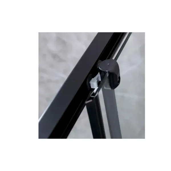 Mampara Shower Door 100x70x195 Cms Cuadrados Negros - Imagen 3