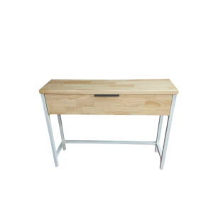 Mesa de arrimo aparador Madera-Fierro 110x31x84 cms