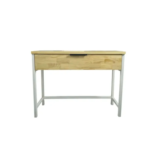 Mesa de arrimo aparador Madera-Fierro 110x31x84 cms - Imagen 3