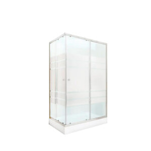 Mampara Shower 200x120x80 cm Franjas