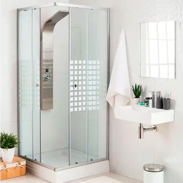 Mampara Shower 200x80x80 cm Mosaico - Imagen 3