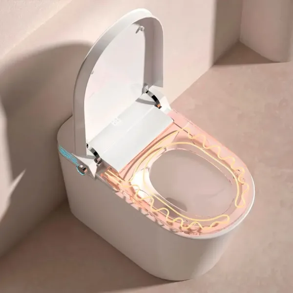 WC sanitario Inteligente  Apertura -Cierre Automático - Descarga a Piso 30 cm - Imagen 4