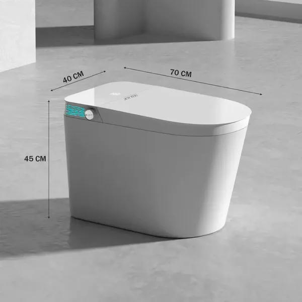 WC sanitario Inteligente  Apertura -Cierre Automático - Descarga a Piso 30 cm - Imagen 6