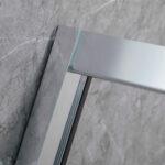 MAMPARA AJUSTABLE 120-140  X 180 CMS FRANJAS BLANCAS - Imagen 5