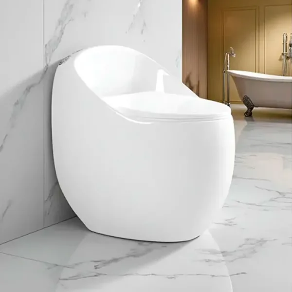 Wc One Piece Pouf Descarga Piso 30cm Blanco 2060 - Imagen 2