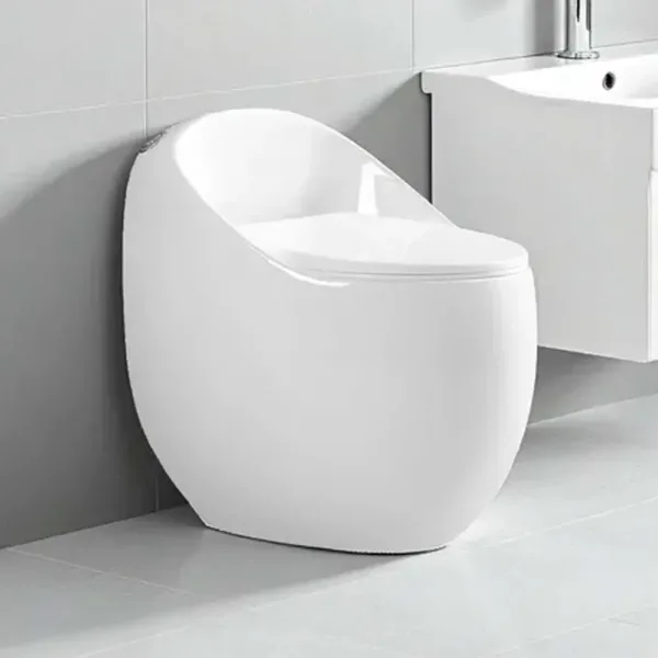 Wc One Piece Pouf Descarga Piso 30cm Blanco 2060 - Imagen 3