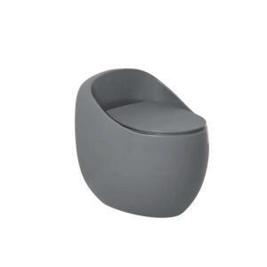 Wc One Piece Pouf Descarga Muro 18cm Gris 2060b-g18