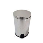 Basurero Metalico 12 Lts Con Deposito-pedal 39x25cms
