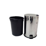 Basurero Metalico 12 Lts Con Deposito-pedal 39x25cms - Imagen 2