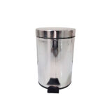 Basurero Metalico 3 Lts Con Deposito-pedal 25x17cms