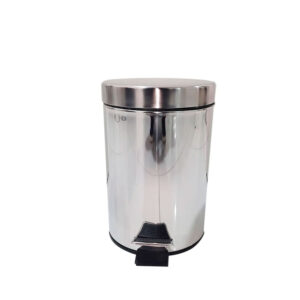 Basurero Metalico 3 Lts Con Deposito-pedal 25x17cms