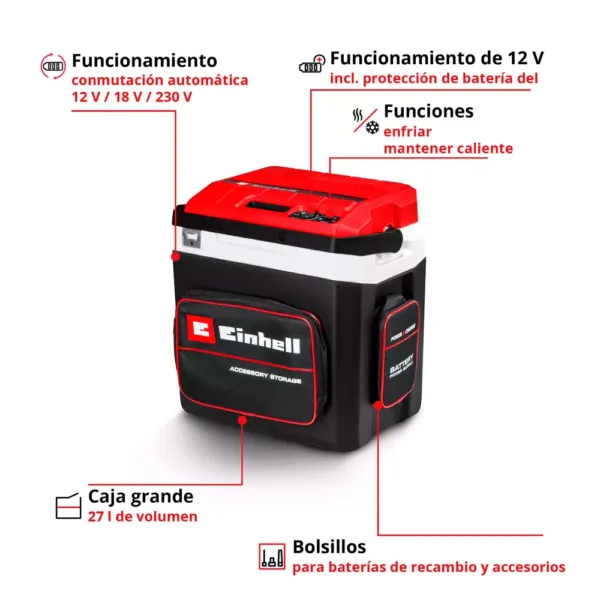 COOLER INALAMBRICO EINHELL TE-COL 18/27 - Imagen 2