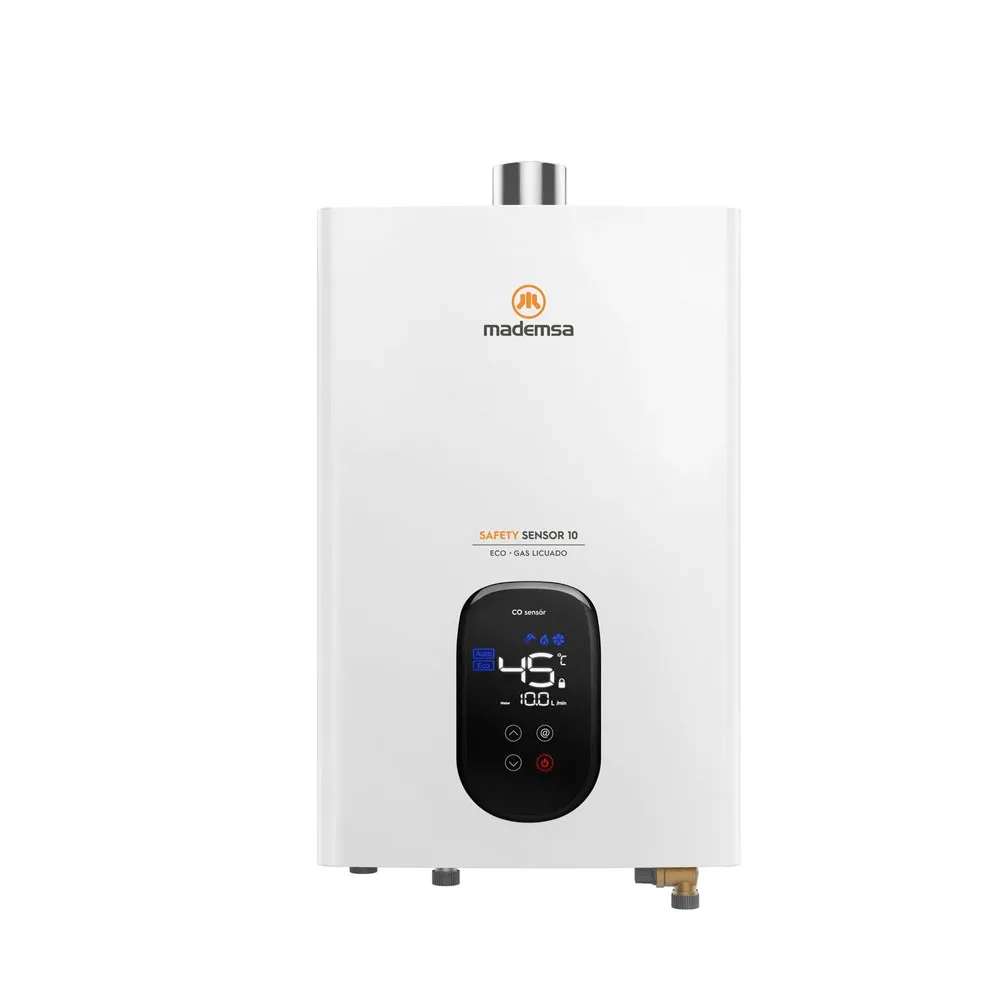 Calefont-Gas-Licuado-Mademsa-10-Litros-Tiro-Forzado-Sensor-Monóxido-de-Carbono-10-Eco-GL-1 Calefont Gas Licuado Mademsa 10 Lt Tiro Forzado Con Sensor - Imagen 1