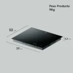 Encimera a Inducción 4 Platos Vitrocerámica y PowerBoost - Imagen 3