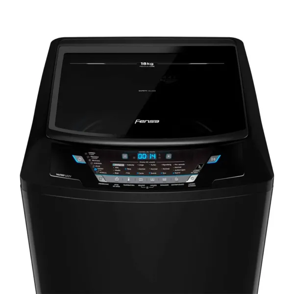 Lavadora Automática Fensa 18Kg Carga Superior Negra - Imagen 5