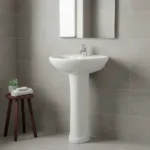 Lavamanos Y Pedestal Agnus Ii 50x40x80 Cms