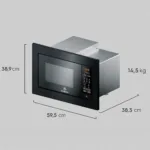 Microondas Empotrable Mademsa 27 Litros MM2EN - Imagen 3