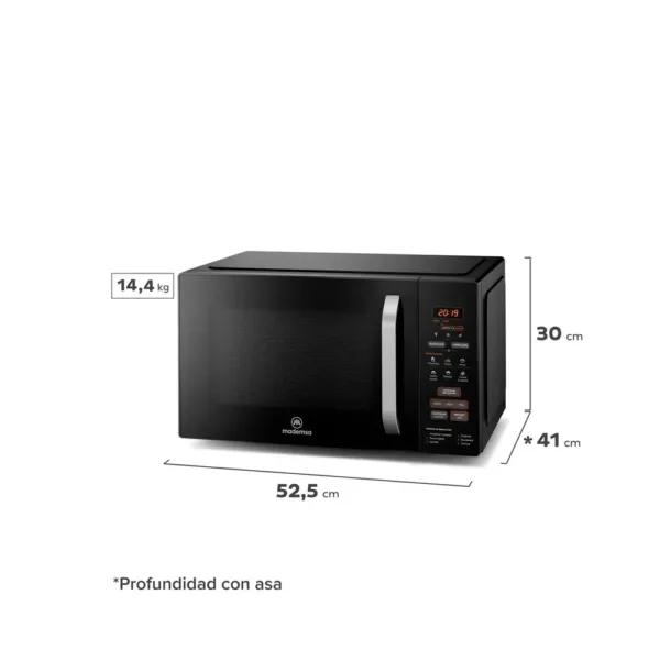 Microondas Mademsa 31 Litros Digital  MM31FB - Imagen 2